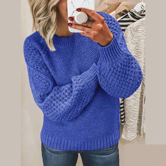 Pascale | Pull en Tricot Femme Manches Ballon - Image 2