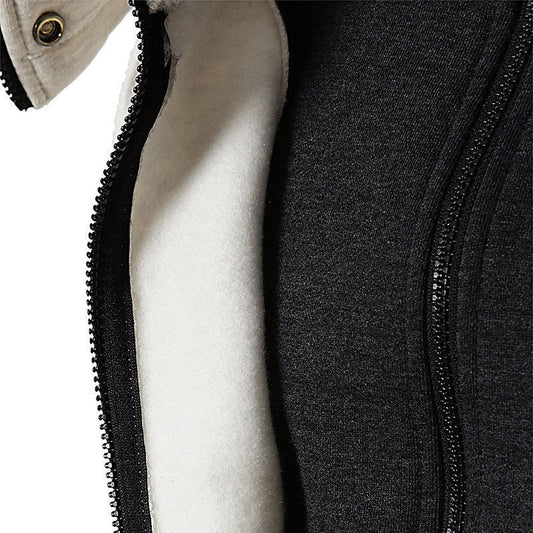 Dominique | Veste à Capuche Zippée Intégrale Slim Fit Homme - Image 2