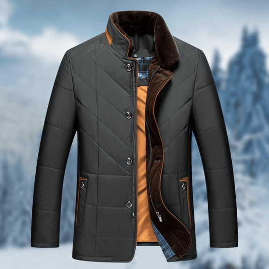 Victor | Veste matelassée boutonnée pour homme - Image 2