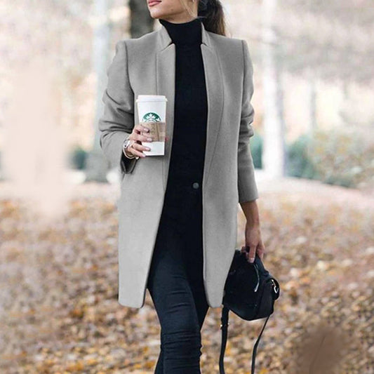 Anita | Manteau ouvert devant pour femme - Image 4