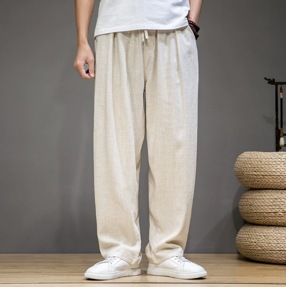 Mikkel | Herre Wide Leg Casual Bukser