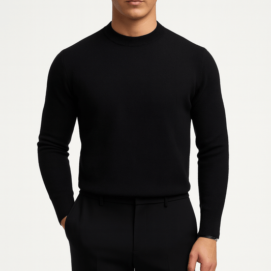 Samuel | Pull Homme à Col Montant et Manches Longues - Image 2