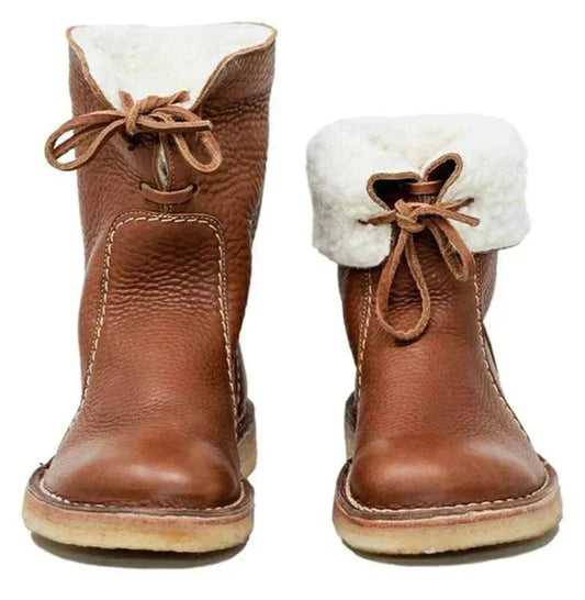 Daphné | Bottines plates lacées pour femmes - Image 2