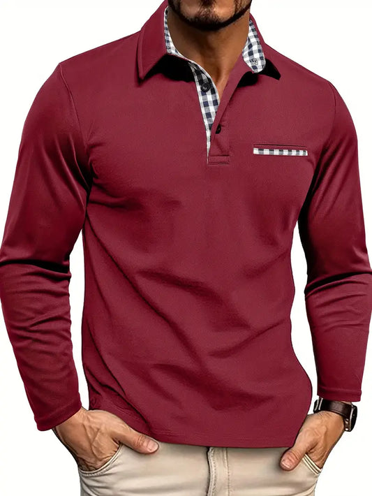 Sabri | Polo d'été classique à manches longues pour hommes - élégant et confortable - Image 2