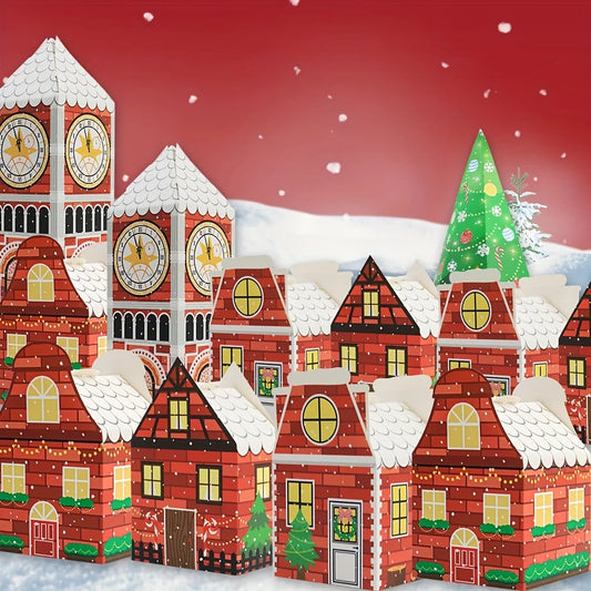 Adventskalenderæsker til jul – Festlig emballage i honningkagehus-design