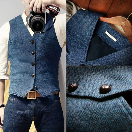 Grégory | Gilet Boutonné Ajusté pour Homme - Image 2