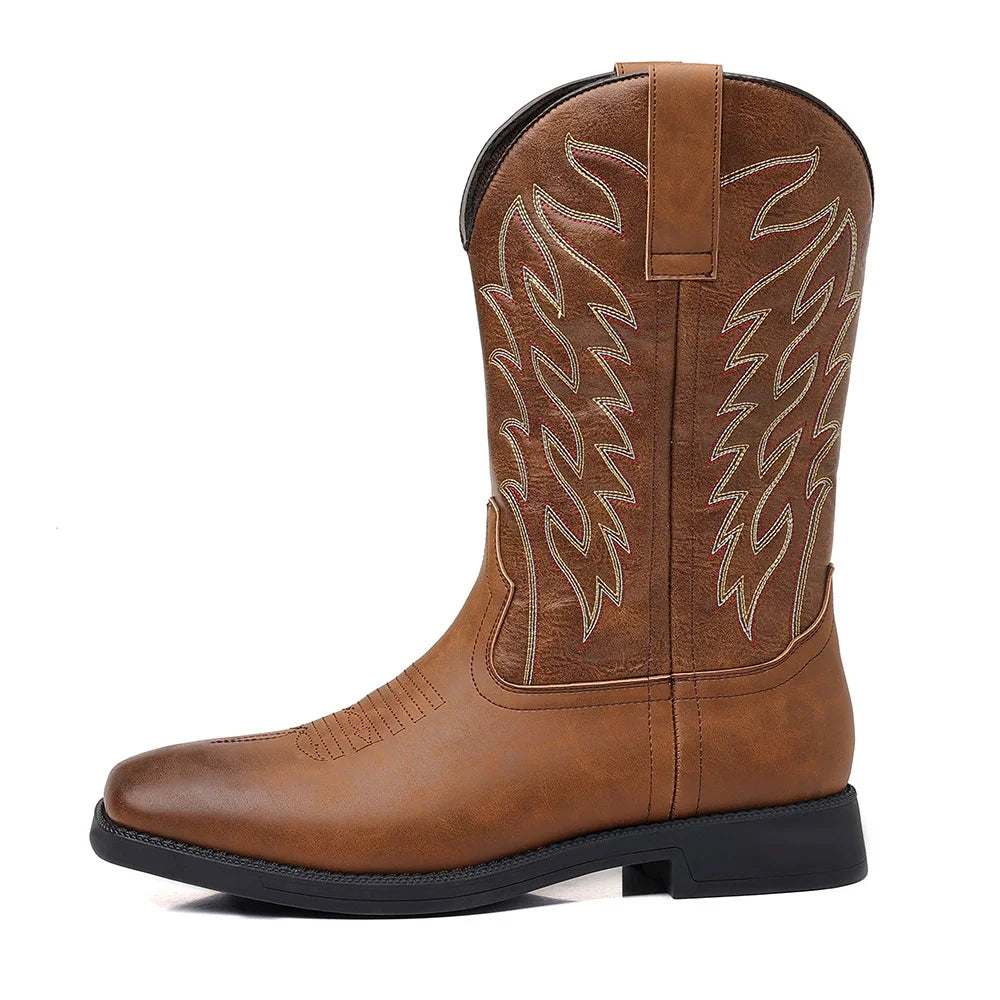 Læghøje cowboystøvler