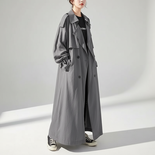 Oversized lang trenchcoat