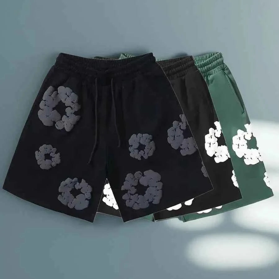 Sommershorts til mænd med blomsterprint – dristig streetwear-stil