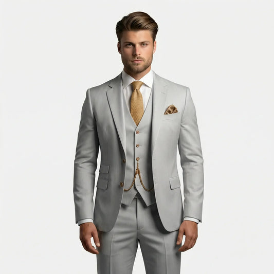 Tredelt slim fit-jakkesæt