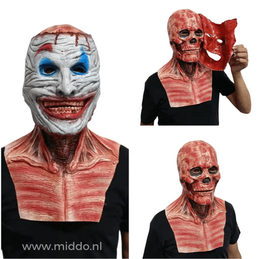 Ultrarealistisk peel off-halloweenmaske til en uforglemmelig halloween