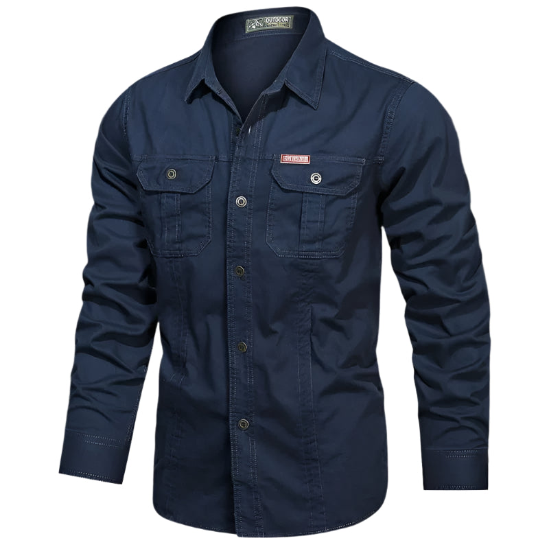 Khaled | Chemise en coton durable pour hommes, destinée à l'extérieur - Image 11
