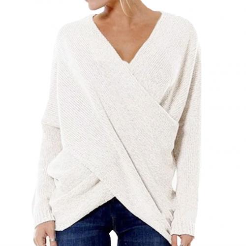 Eva | Pull Femme Cache-Cœur Col V Manches Longues - Image 8