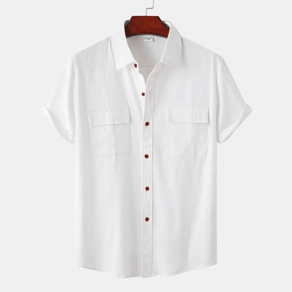 Claude | Chemise à manches courtes avec poches pour l'été - Image 6