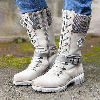 Mélina | Bottes Hautes Femme à Lacets - Image 7