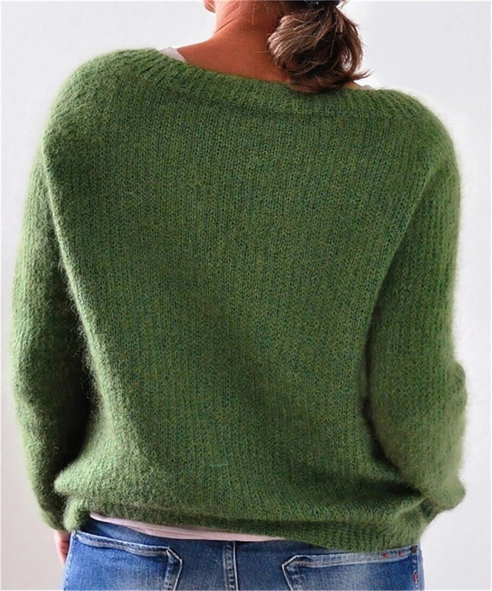 Ophélie | Pull Femme Manches Longues Col Rond - Image 2