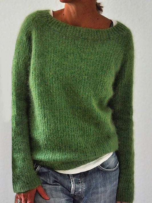 Ophélie | Pull Femme Manches Longues Col Rond - Image 1