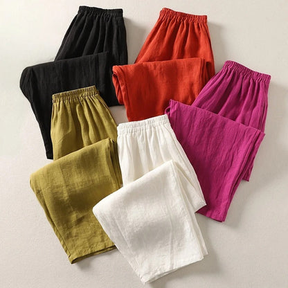 Pascale | Pantalon en lin Sofia - Confortable et élégant - Image 6
