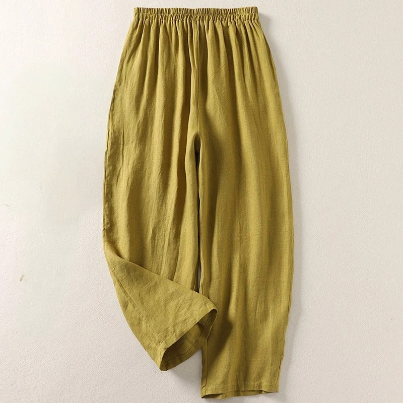 Pascale | Pantalon en lin Sofia - Confortable et élégant - Image 2