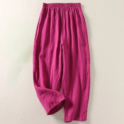 Pascale | Pantalon en lin Sofia - Confortable et élégant - Image 4