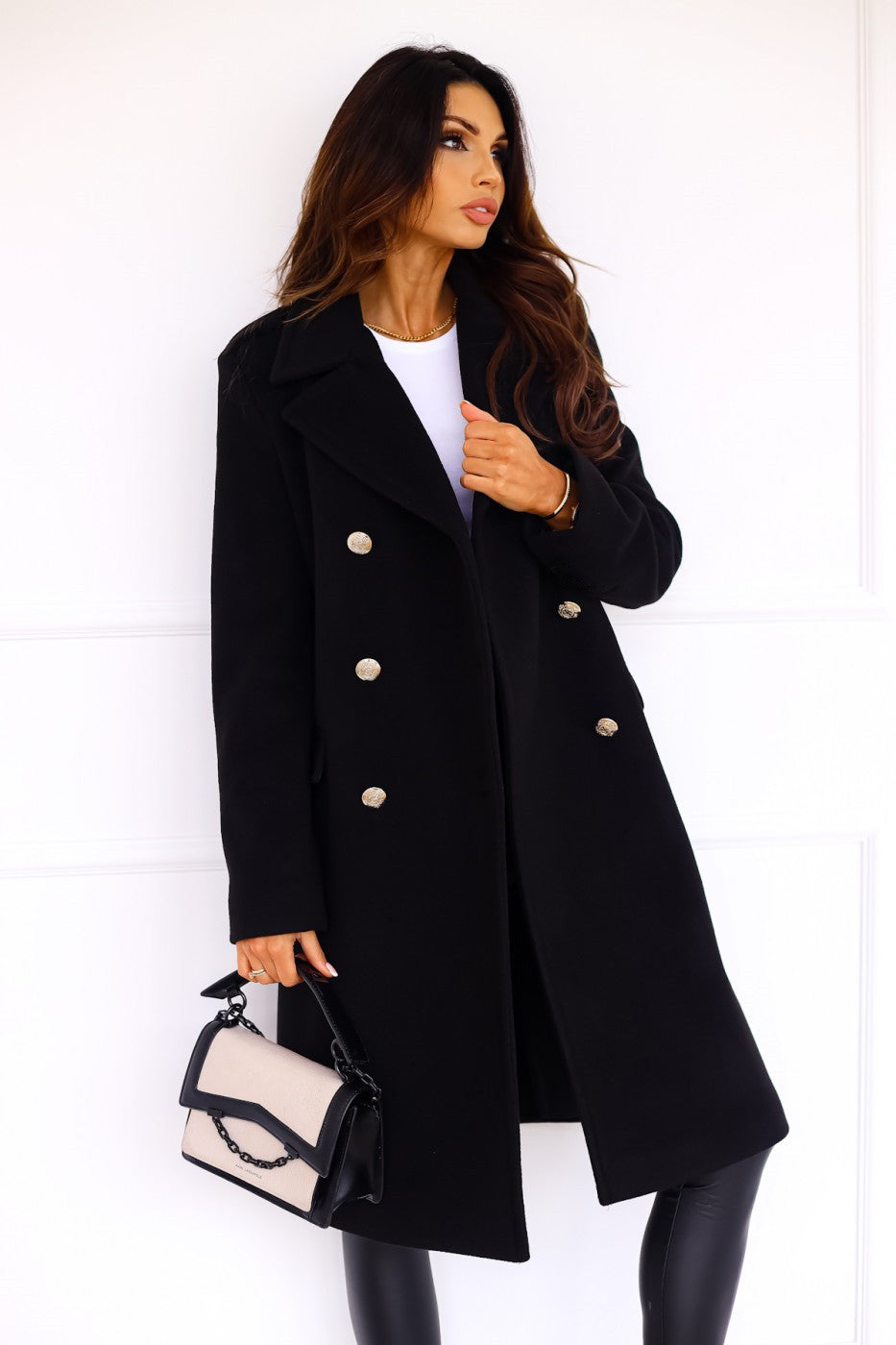 Marianne | Manteau Long Croisé Femme - Image 8