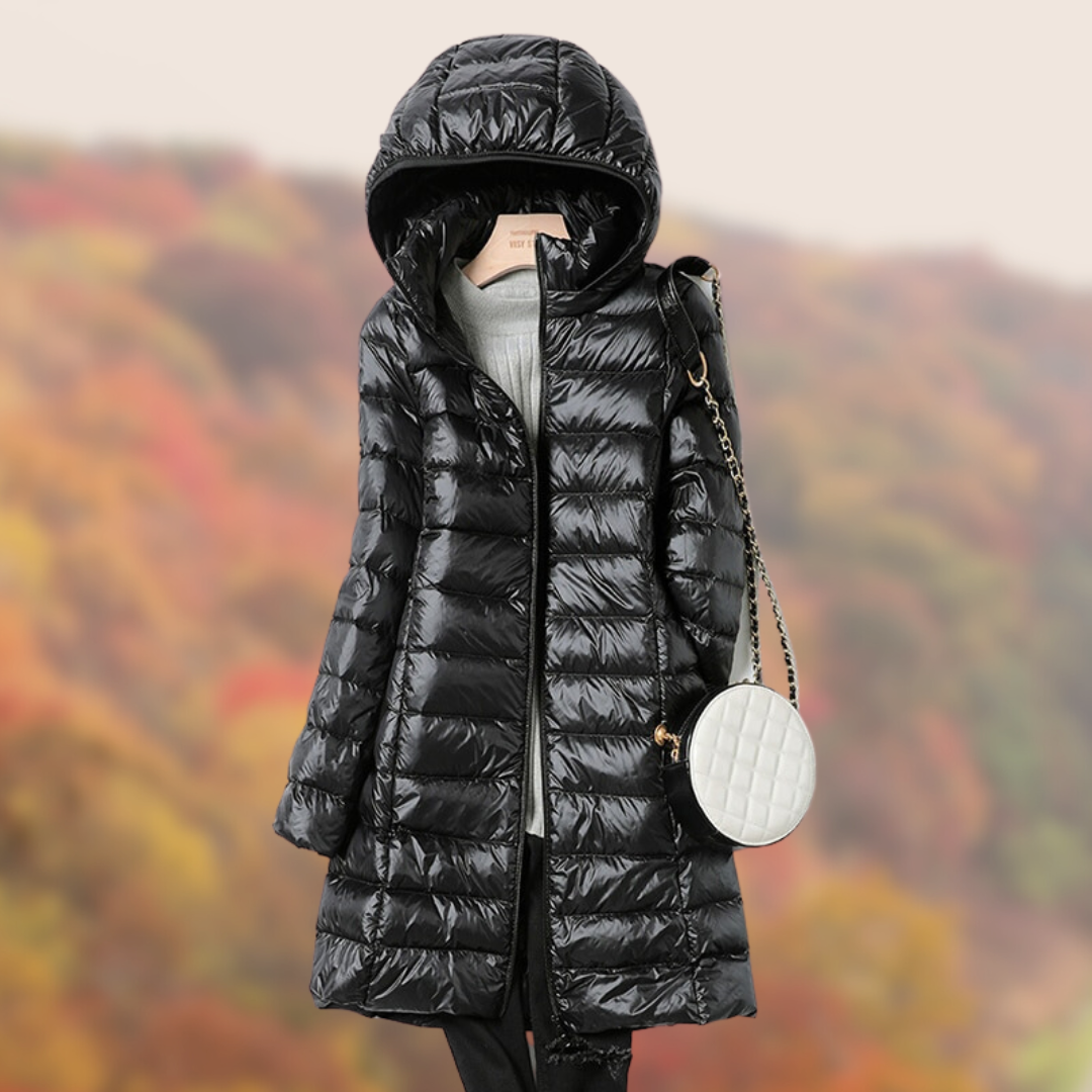 Alba | Manteau d'hiver léger à capuche pour femme - Image 2