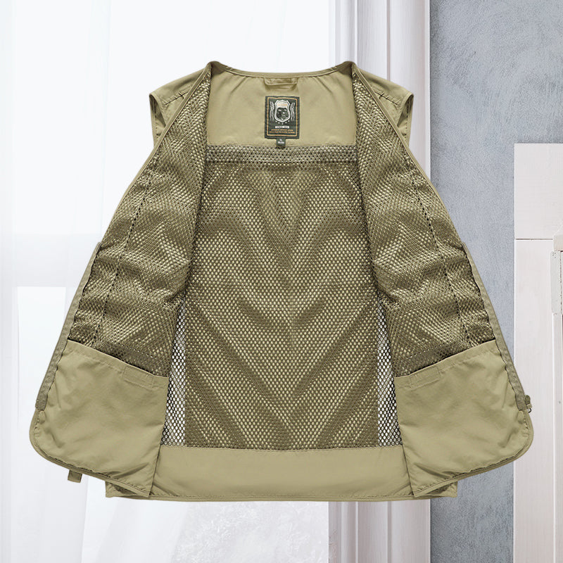 Julio | Gilet Cargo Multipoches pour Homme - Image 3