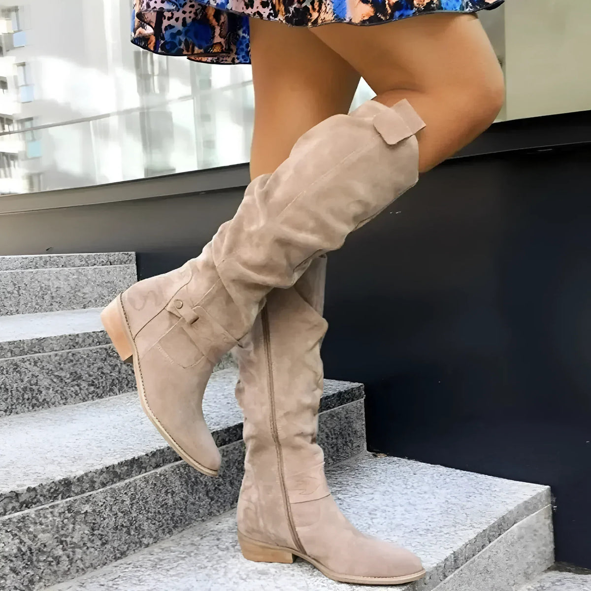 Joyce | Bottes hautes slouch pour femmes - Image 1