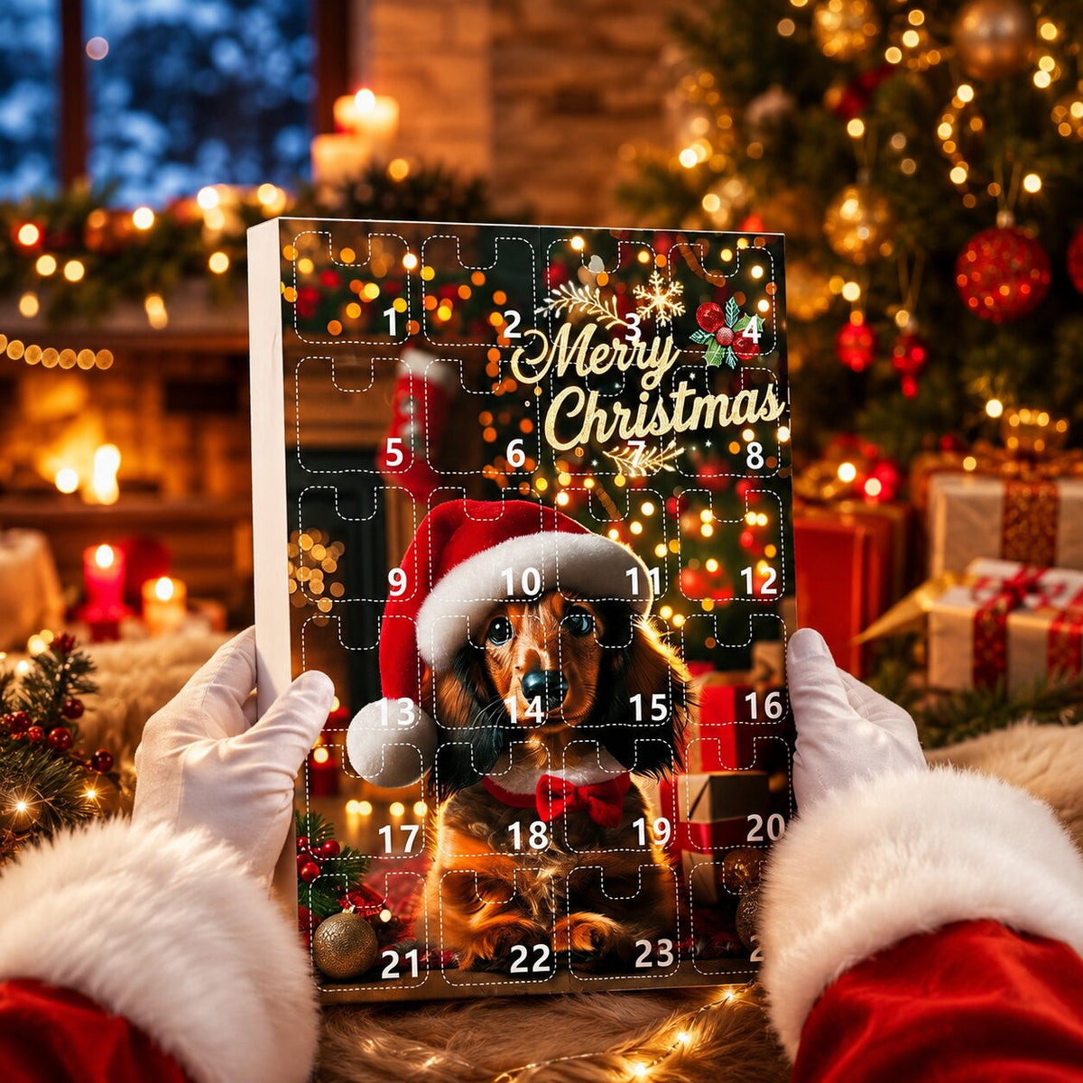 2026 Gravhund julekalender – 24 festlige overraskelser med hundetema