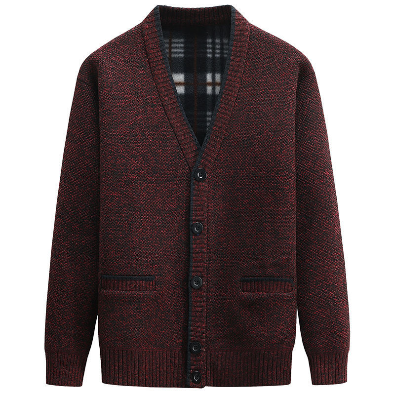 Stéphane | Cardigan Homme Boutonné Col en V - Image 4