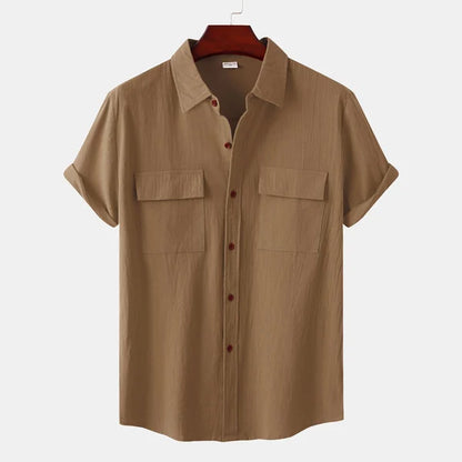 Claude | Chemise à manches courtes avec poches pour l'été - Image 10
