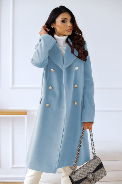 Marianne | Manteau Long Croisé Femme - Image 9