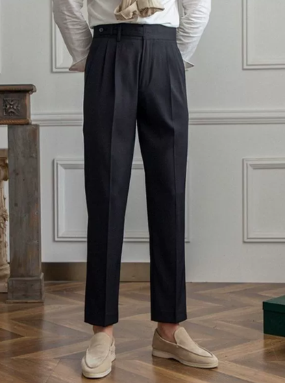 Jeppe | Herre Slim Fit Plisserede Bukser