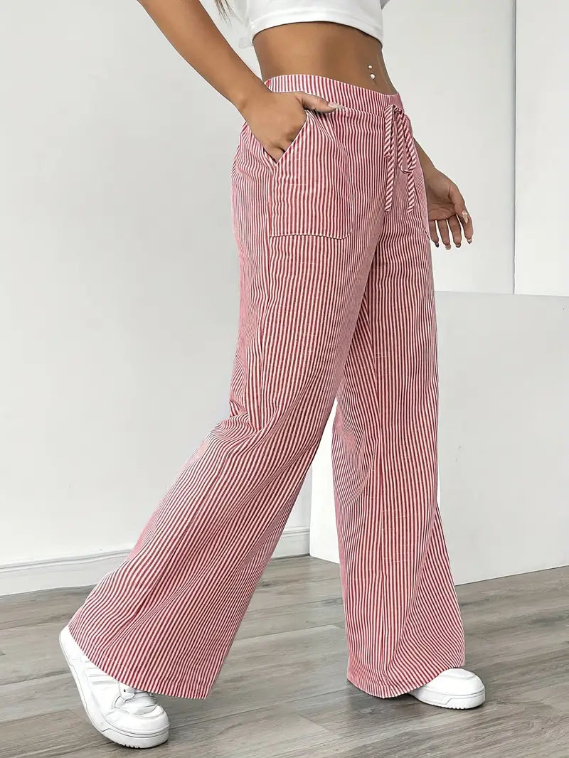 Véronica | Pantalon rayé élégant avec poches pour un confort stylé - Image 11