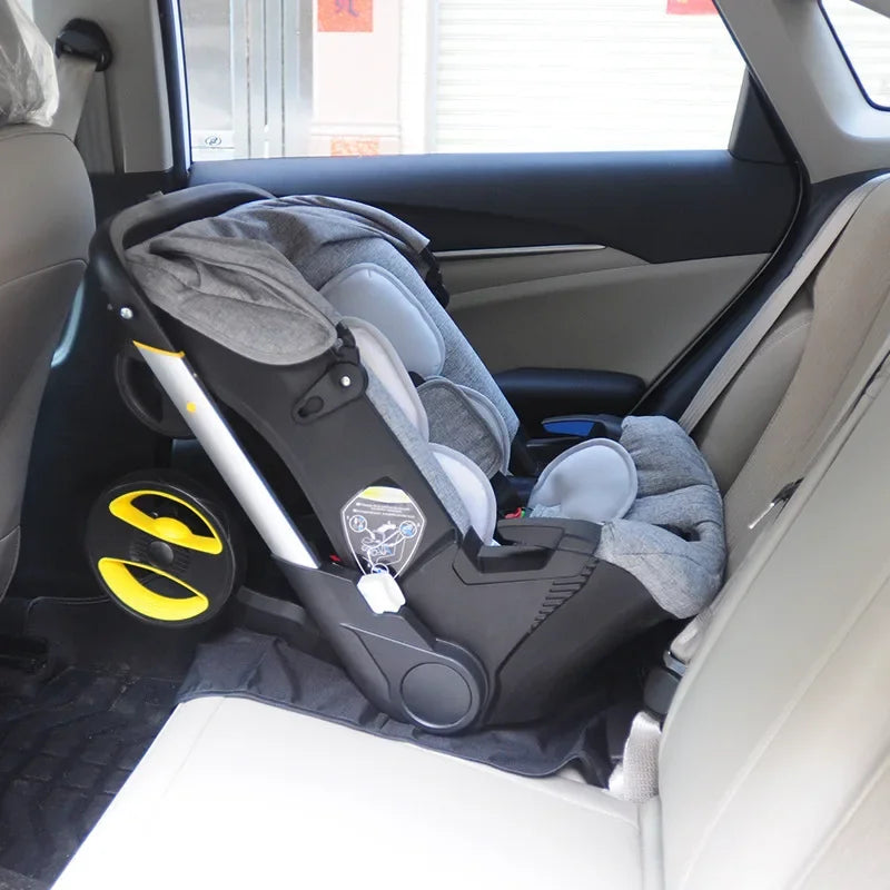 4-i-1 Baby Klapvogn & Bilstol Rejse System