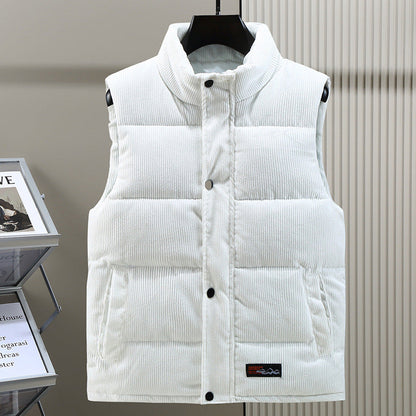 Julio | Gilet matelassé en velours côtelé pour homme - Image 3