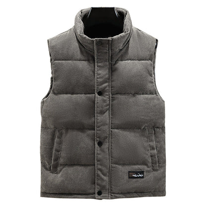 Julio | Gilet matelassé en velours côtelé pour homme - Image 5