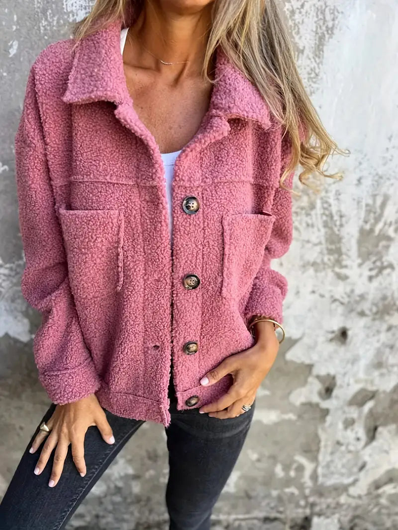 Blandine | Veste Boutonnée Coupe Décontractée Femme - Image 1