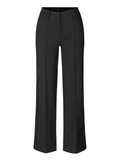 Éléa | Pantalon élégant à taille haute et à jambe large - Coupe ajustée - Image 13