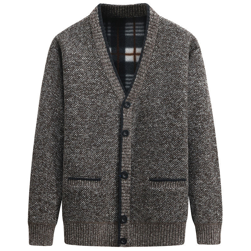 Stéphane | Cardigan Homme Boutonné Col en V - Image 2