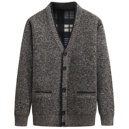 Stéphane | Cardigan Homme Boutonné Col en V - Image 2