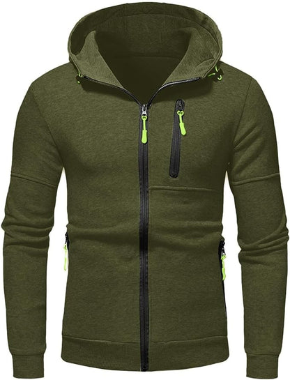 Erwan | Sweat à Capuche Zippé Ajusté Homme - Image 6