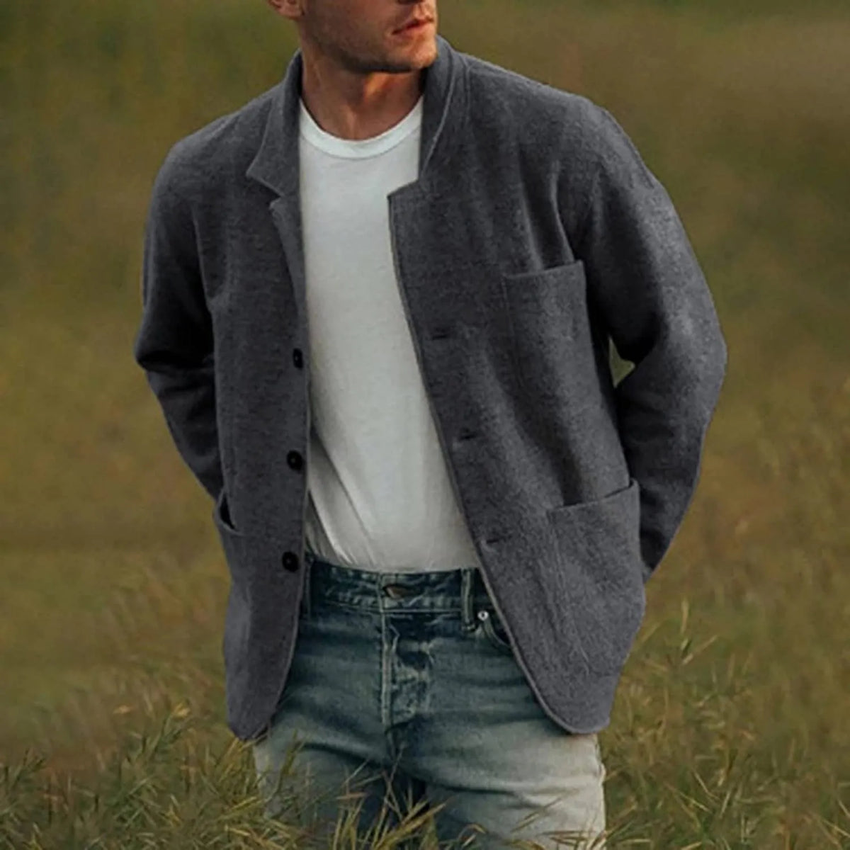 Kylian | Blazer élégant à poches pour hommes - Image 11
