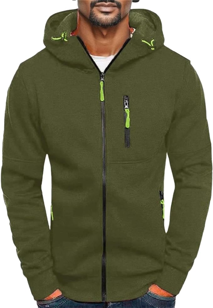 Erwan | Sweat à Capuche Zippé Ajusté Homme - Image 7