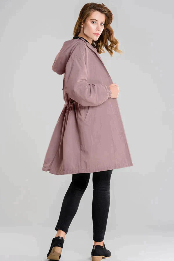 Maéva | Manteau mi-long à capuche pour femme - Image 12