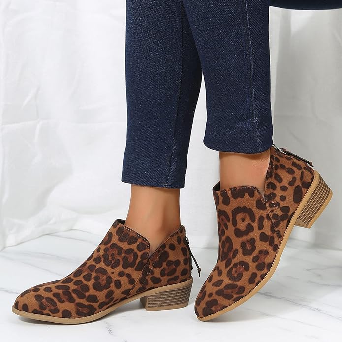 Aurore | Bottines Femme à Talon Bloc et Bout Pointu - Image 12