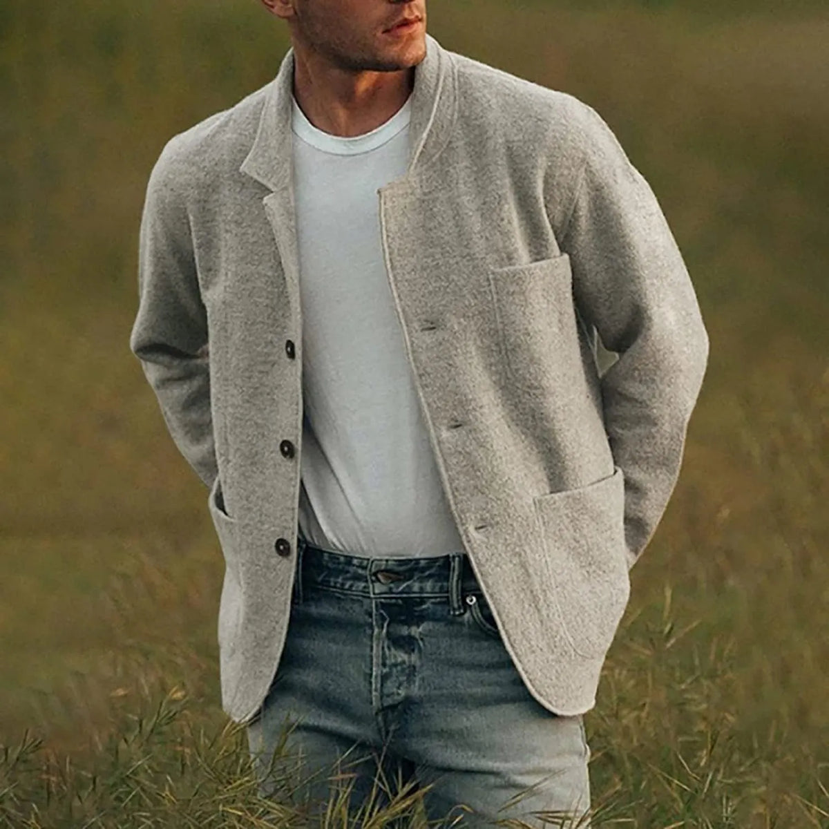 Kylian | Blazer élégant à poches pour hommes - Image 1