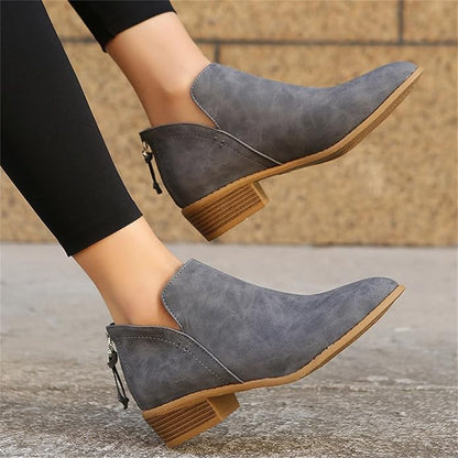Aurore | Bottines Femme à Talon Bloc et Bout Pointu - Image 5