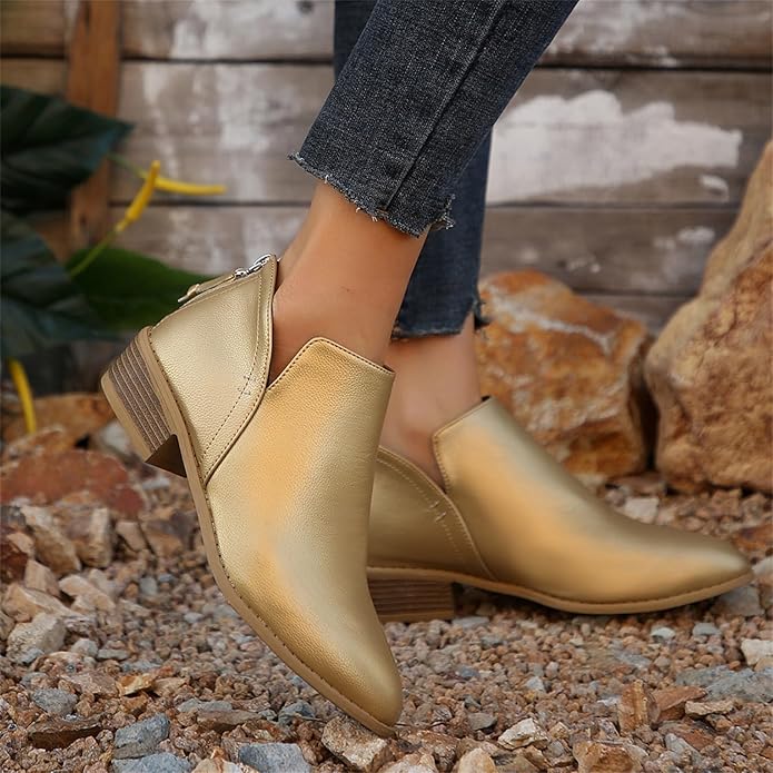 Aurore | Bottines Femme à Talon Bloc et Bout Pointu - Image 19