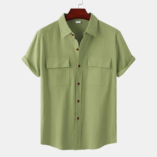 Claude | Chemise à manches courtes avec poches pour l'été - Image 12